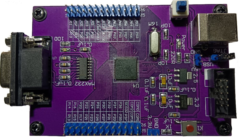 MAXQ2000开发板学习板评估板最小系统测试板